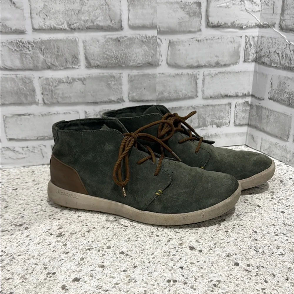 Merrell Men's Olive Suede Chukka Boots